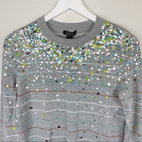 HALOGEN X Atlantic-Pacific Confetti Metallic Sweater - Picture 3 of 8